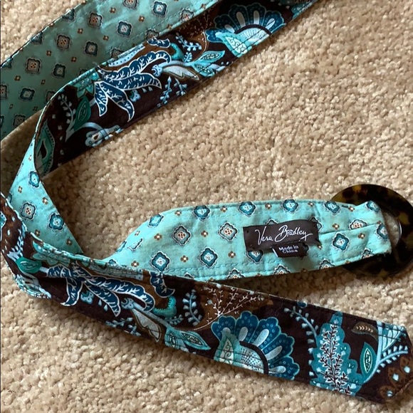 Reversible Vera Bradley Belt Java Blue Pattern - Picture 4 of 4